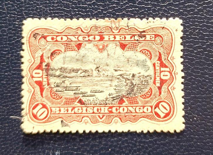 Postzegel Belgisch Congo OBP 55, Postzegels en Munten, Postzegels | Europa | België, Gestempeld, Gestempeld, Ophalen of Verzenden