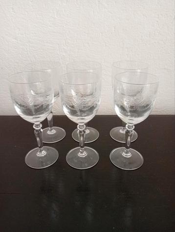 Verres à vin Cristal d'Arques Durand Dampierre., Enlèvement ou Envoi, Comme neuf