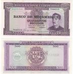 MOZAMBIQUE 500 Escudos 1967 UNC p118, Postzegels en Munten, Bankbiljetten | Afrika, Ophalen of Verzenden, Overige landen, Los biljet