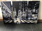 Driedelig stadsgezicht New York, 75 tot 100 cm, Ophalen of Verzenden, Zo goed als nieuw, 50 tot 75 cm