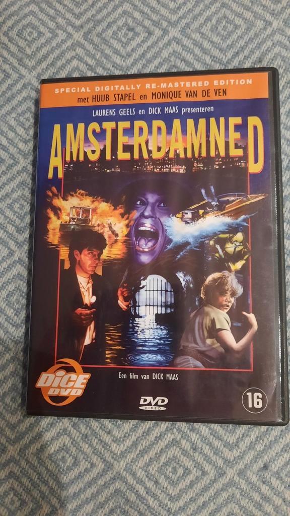 AMSTERDAMNED (thriller Dick Maas met o.a. Huub Stapel), Cd's en Dvd's, Dvd's | Nederlandstalig, Zo goed als nieuw, Film, Thriller