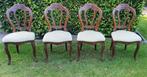 stoelen, Gebruikt, Bruin, Ophalen of Verzenden, Vier