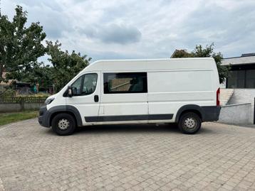 Peugeot Boxer 2017 6zit dubbel cabine (Overname mogelijk) beschikbaar voor biedingen
