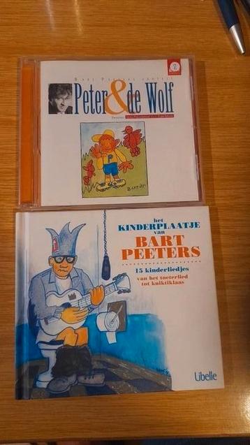 2 zeldzame cd´s Bart Peeters voor kinderen beschikbaar voor biedingen