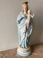 Beeld Maria met Kind in biscuit (37 cm), Antiquités & Art, Antiquités | Objets religieux, Enlèvement