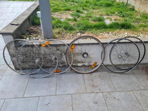 Set van 6 vintage Campagnolo naafwielen, Fietsen en Brommers, Fietsonderdelen, Gebruikt, Ophalen