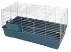 Cage Lapin Baldo 80 Chrome-Bleu, Animaux & Accessoires, Rongeurs & Lapins | Cages & Clapiers, 75 à 110 cm, Enlèvement, Cage, Moins de 60 cm