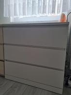 ikea ladekast malm - wit - 4 maanden oud, Ophalen, 50 tot 100 cm, Zo goed als nieuw, 3 of 4 laden