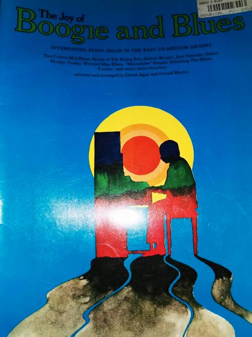 Boogie and blues partitions 1972 livre bien conservé, Musique & Instruments, Partitions, Comme neuf, Leçon ou Cours, Blues, Piano