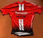 Maillot Sunweb rouge, Sports & Fitness, Cyclisme, Comme neuf, Vêtements, Enlèvement