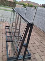 Glas schuifraam 98 x 200 cm, Tuin en Terras, Overkappingen, Ophalen, Zo goed als nieuw