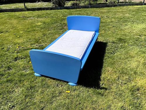 Kinderbedje Mammut + 2 roze opbergboxen Stuva IKEA pakke, Kinderen en Baby's, Kinderkamer | Bedden, Zo goed als nieuw, 160 tot 180 cm