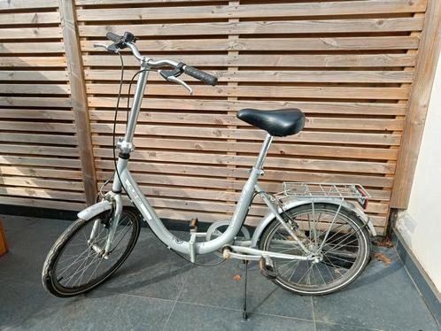 Albi 20 vouwfiets zilver, Fietsen en Brommers, Fietsen | Vouwfietsen, Gebruikt, Ophalen