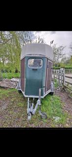 2 paardstrailer, Ophalen, Gebruikt, Hout, 2-paards trailer