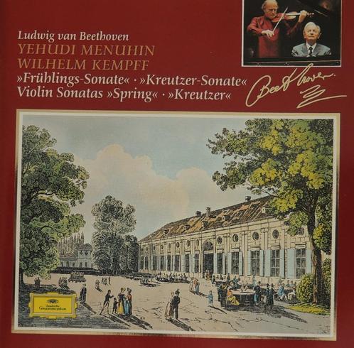Beethoven / Frühlings- & Kreutzer-Sonate - Menuhin / Kempff, Cd's en Dvd's, Cd's | Klassiek, Zo goed als nieuw, Kamermuziek, Ophalen of Verzenden