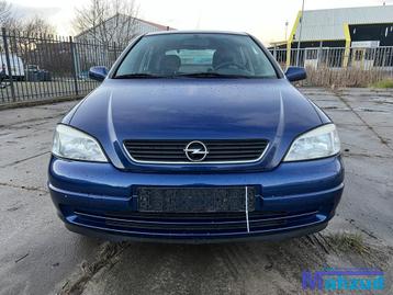 2003 OPEL ASTRA G 1.6 Z21B blauw onderdelen demontage  beschikbaar voor biedingen