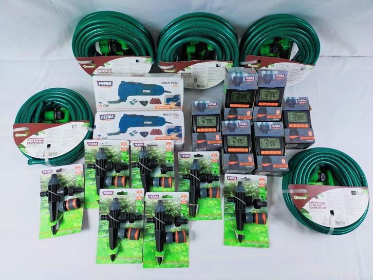 Lot revendeur / palette / Lot de 20 Articles de jardin Listi, Tuin en Terras, Tuinslangen, Nieuw, Tuinslang, Ophalen