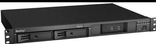 NAS Synology RS214 (2x 4 Terras de disque inclus), Computers en Software, NAS, Zo goed als nieuw, Ophalen