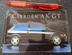 Sticker auto merk Citroën AX GT, Ophalen of Verzenden, Zo goed als nieuw, Auto of Motor