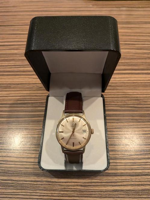 Prachtige 1970 Omega Genève 136.070 vintage verguld, Handtassen en Accessoires, Horloges | Antiek, Omega, Goud, Verguld, Ophalen of Verzenden