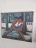 Schilderij olieverf op doek C Vermeulen kunst, Antiek en Kunst, Kunst | Schilderijen | Modern, Ophalen of Verzenden