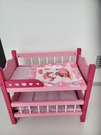 roze poppen stapelbed met dekens, kussens en originele doos, Kinderen en Baby's, Ophalen, Gebruikt, Babypop