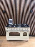 Mooie Boretti Fornuis crème 120 cm (Gratis bezorgen), Elektronische apparatuur, Ovens, 45 tot 60 cm, Gebruikt, Hete lucht, 60 cm of meer