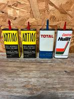 lot olieblikjes Castrol, Total, Antios, Verzamelen, Ophalen of Verzenden, Gebruikt