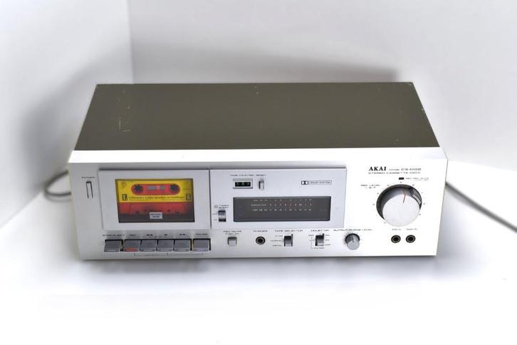 Vintage AKAI Cassette Deck CS-M02 | Getest - werkt prima, Audio, Tv en Foto, Cassettedecks, Enkel, Akai, Verzenden