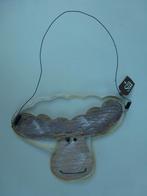 kerstversiering SIA kerstmis eland hout en karton, Diversen, Ophalen of Verzenden, Nieuw