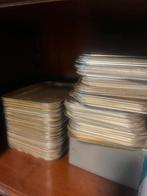 Goudkleurige schoteltjes met tussenlegers voor pralines, Zakelijke goederen, Ophalen of Verzenden