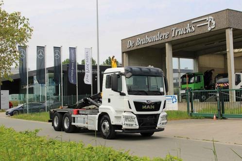 MAN TGS 26.470 6x4 - 2020 - 306.500 km - EURO 6 - containerw, Auto's, Vrachtwagens, Bedrijf, Te koop, Radio, Trekhaak, MAN, Diesel