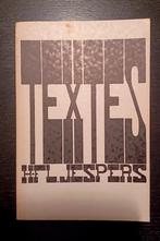 Henri-Floris Jespers, Textes, Boeken, Gelezen, Henri-Floris Jespers, Ophalen of Verzenden, Eén auteur