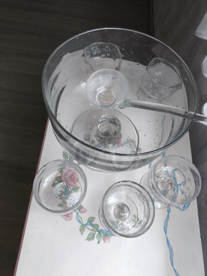 Nieuwjaarskado met de mondgeblazen punch kom, Huis en Inrichting, Woonaccessoires | Overige, Nieuw, Ophalen