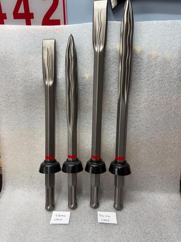 2 Beitels, burins ciseaux 500mm hilti TE800, TE1000, TE2000 beschikbaar voor biedingen
