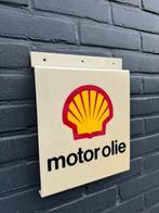 Shell Motor Olie oud reclamebord, Verzamelen, Ophalen of Verzenden, Gebruikt, Reclamebord