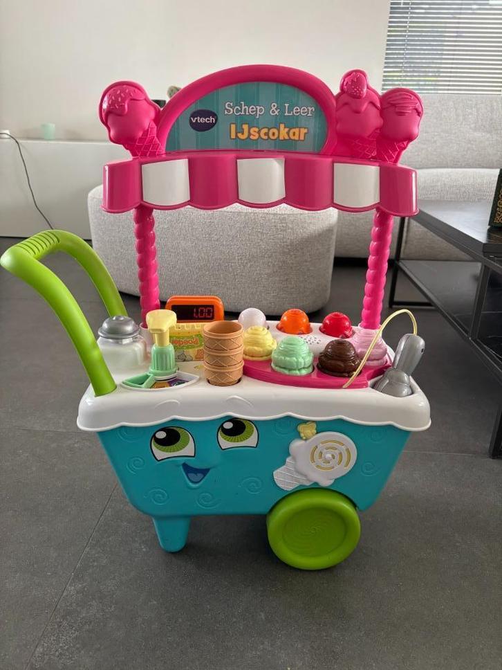 VTech Schep & Leer IJscokar, Kinderen en Baby's, Speelgoed | Vtech, Zo goed als nieuw, 2 tot 4 jaar, Ophalen