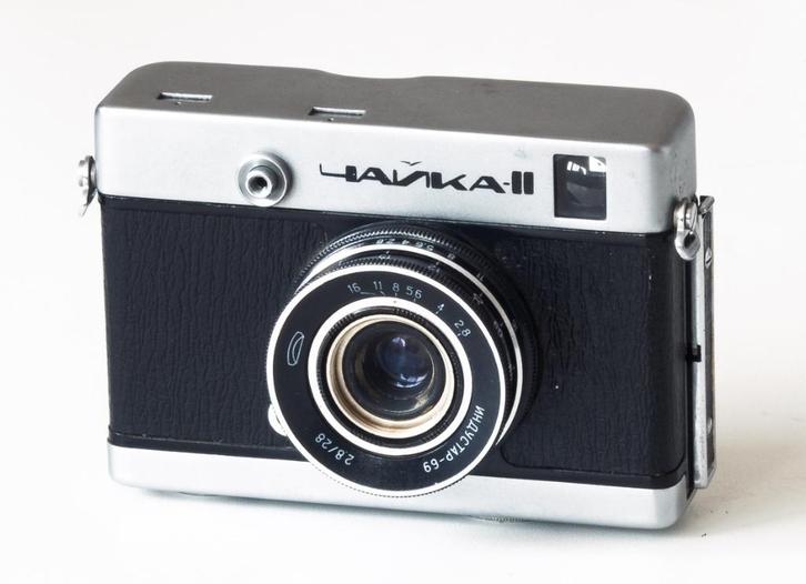 CHAIKA Half Kleinbeeld uit USSR, Audio, Tv en Foto, Fotocamera's Analoog, Gebruikt, Ophalen of Verzenden