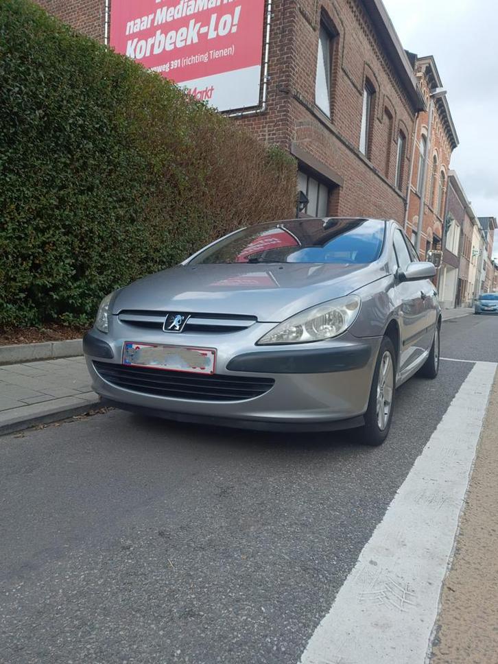 Zilvere Peugeot 307 te koop, Auto's, Peugeot, Particulier, Apple Carplay, Bluetooth, Elektrische ramen, Benzine, Euro 3, Stadsauto