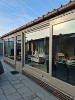 Gratis veranda. In Afzelia hout. Zelf af te breken., Bricolage & Construction, Vitres, Châssis & Fenêtres, Enlèvement