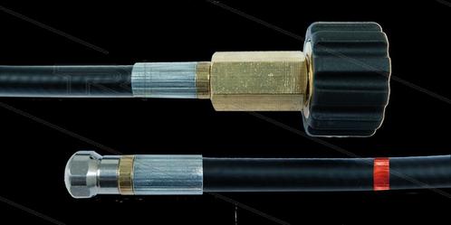 Rioolslang 40m Zwart met M22 Wartel en Nozzle, Auto diversen, Overige Auto diversen, Verzenden