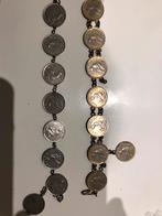 Armband met België’s munt van rond 1928, Ophalen of Verzenden, Munten