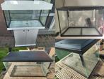 5 Aquariums einde hobby, Ophalen, Gebruikt, Leeg aquarium