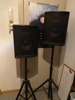 speakers met statieven, Gebruikt, 120 watt of meer, Front, Rear of Stereo speakers, Ophalen