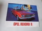 OPEL REKORD II, VOITURE, Livres, Autos | Brochures & Magazines, Comme neuf, General motors, Opel, Enlèvement ou Envoi