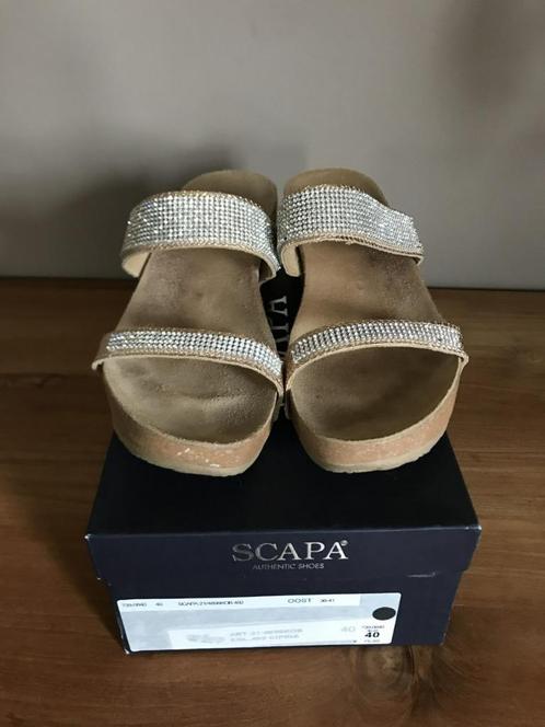 Sandales à paillettes argentées de la marque SCAPA, taille 4, Vêtements | Femmes, Chaussures, Comme neuf, Sandales et Mûles, Autres couleurs