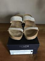 Zilverkleurig sandalen met glitters van SCAPA, maat 40. Heel, Kleding | Dames, Schoenen, Sandalen of Muiltjes, Ophalen of Verzenden