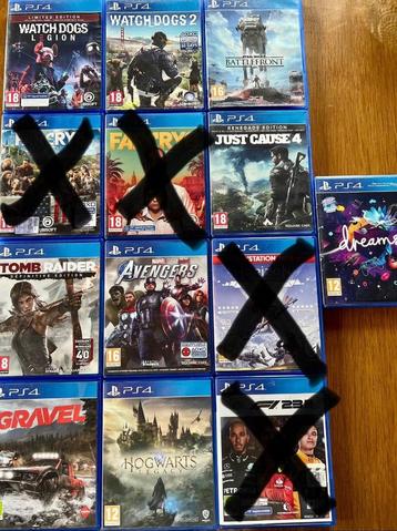 Jeux PS4 beschikbaar voor biedingen
