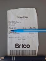 Brico Tegoedbon 139€, Tickets & Billets, Réductions & Chèques cadeaux