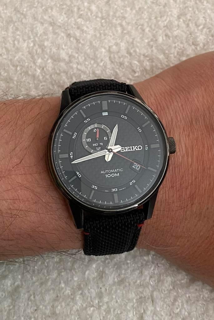 Seiko Automatic, Bijoux, Sacs & Beauté, Montres de sport, Comme neuf, État, Enlèvement ou Envoi